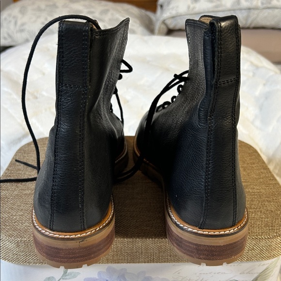 NWOB Madewell lace up combat boots size 10 - Picture 7 of 9